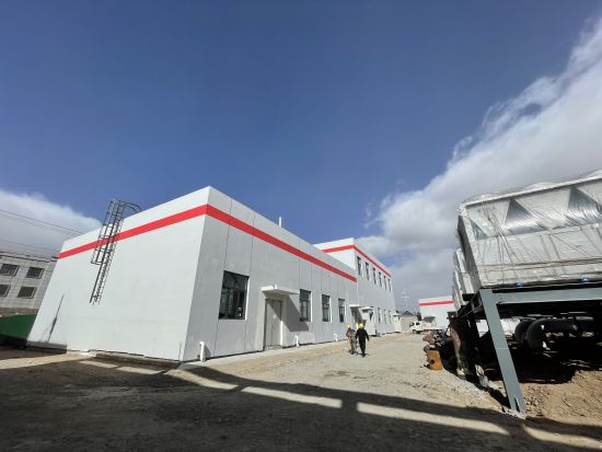 圖為大唐興海清潔能源有限公司子科灘鎮、河卡鎮項目建成開(kāi)始供熱。曹有山 攝